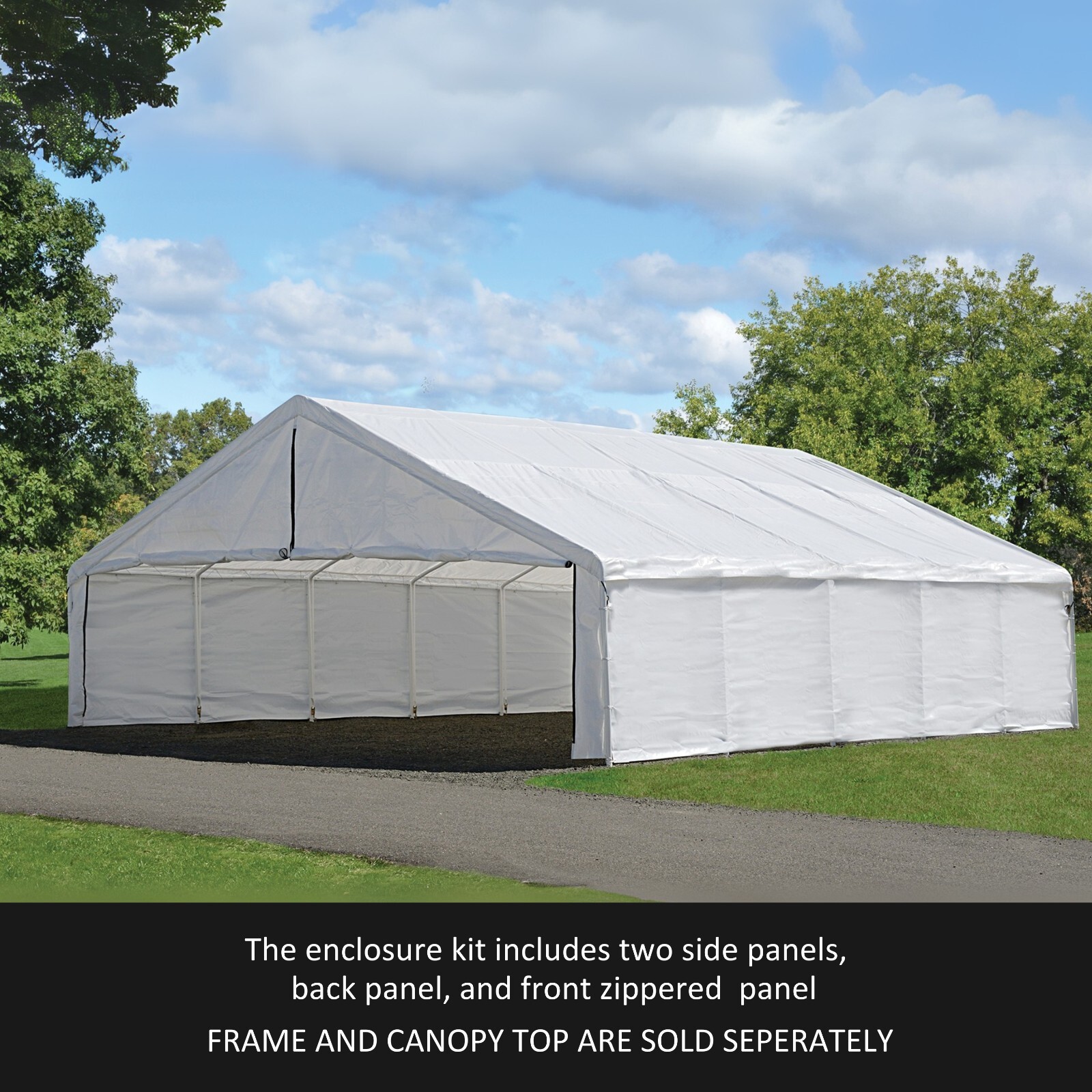 Enclosure Kit, 30 Ft. X 50 Ft.