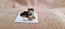 LITTLE CRITTERZ Dog German Shepherd Pup "Tracker" Miniature Figurine New LC803