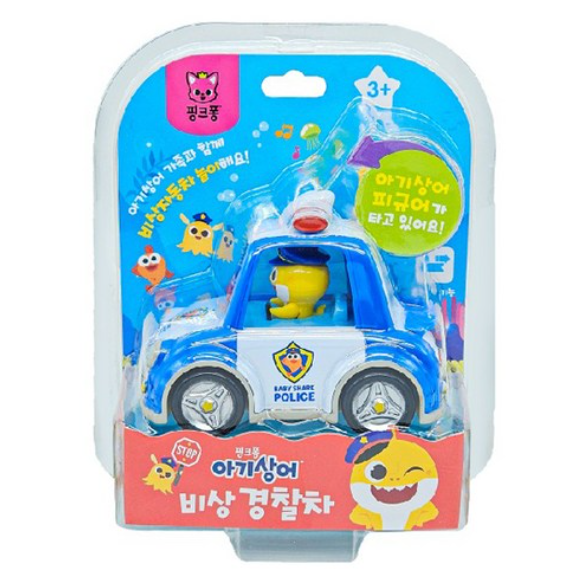Pinkfong Baby Shark Mini Emergency Police Car Toy Korean Popular