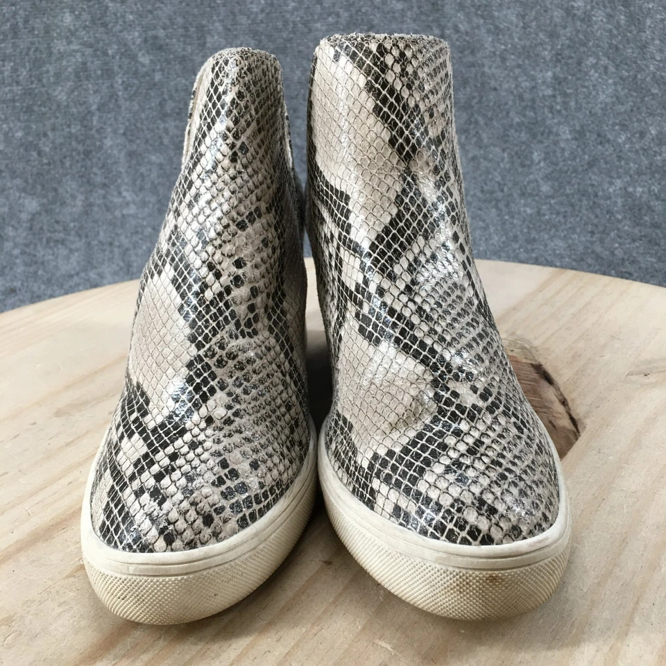 Mia Botas Mujer 8M Kate Corte Botines Beige Imitación Cuero Piel de Serpiente Foto 4 de 4