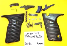 LORCIN L9 IN 9MM BLACK GRIPS PLUS MAG RELEASE, SAFETY PARTS 9MM  ACP   #24-411A1