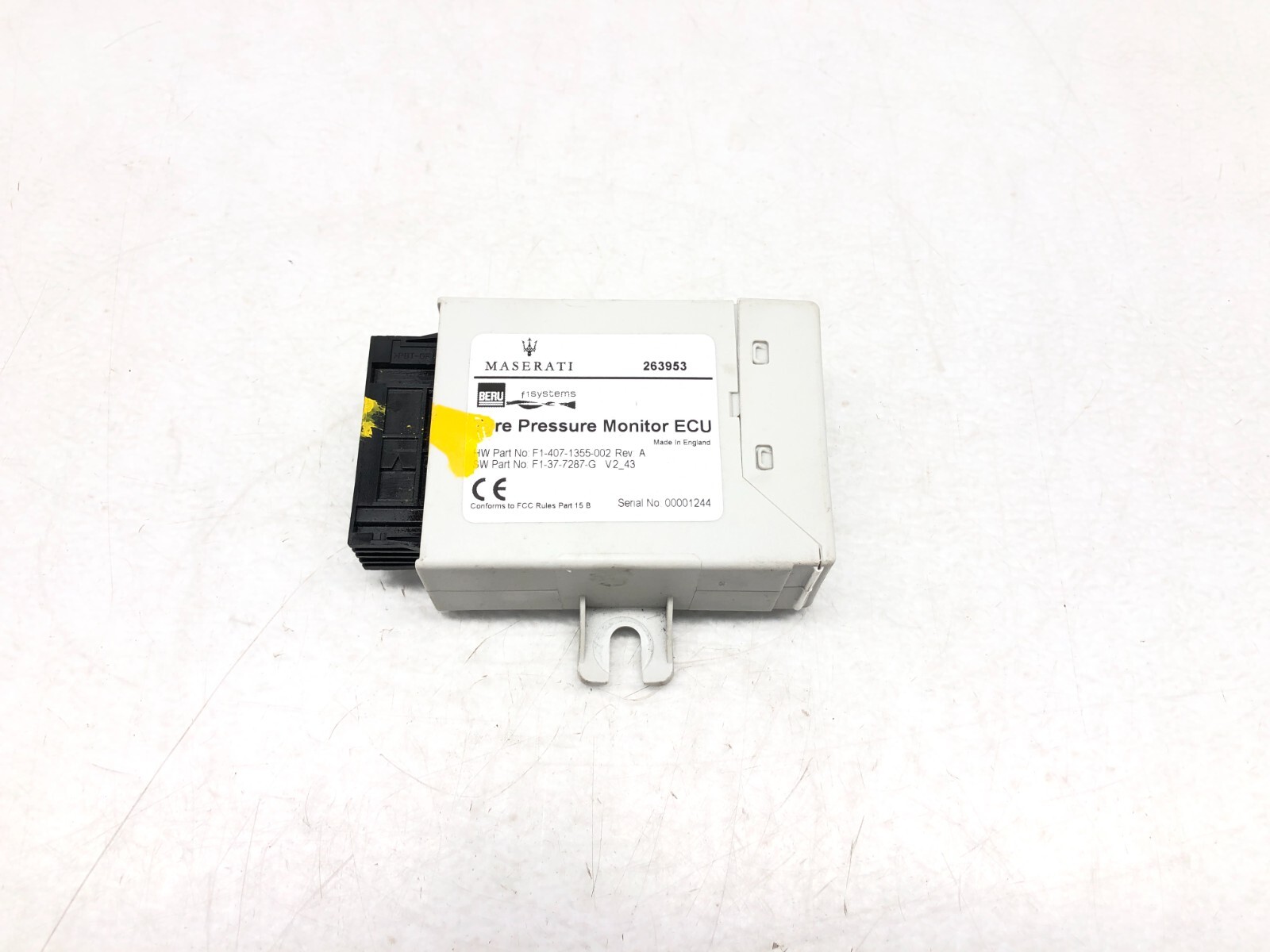 2008-2016 MASERATI GRANTURISMO S M145 TPMS TIRE PRESSURE CONTROL MODULE OEM