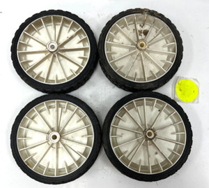 AMERICAN YARD PRODUCTS AYP-193850X427 WHEEL 7X1.5.WHT.DMD.3SPK (LOT OF FOUR)