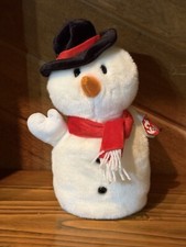 Ty Beanie Baby "Snowball" the Snowman - Retired - w/tags