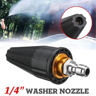 #ad #ad 4.0GPM High Pressure Washer Rotating Turbo Nozzle Spray Tip 4000PSI 1 4quot; Quick $28.10