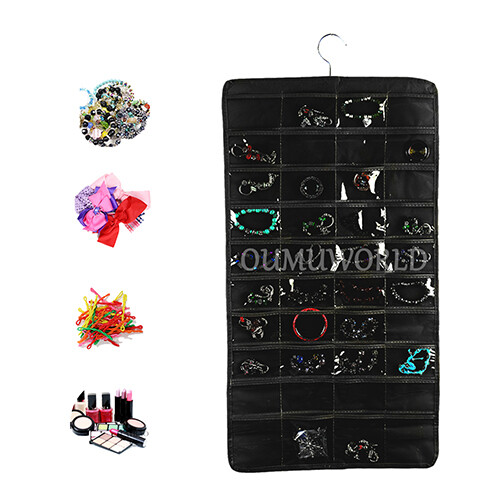Closet Hanging Jewelry Organizer Necklace Storage Holder Display Bag 80