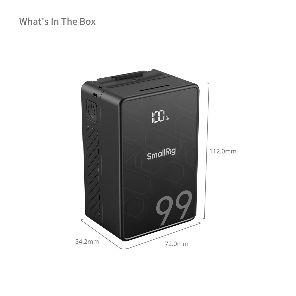 Magsafe Powerbank SMALLRIG V-Mount Akku VB99 SE – 99Wh, PD 65W USB-C Schnellladung, Mit D-TAP, USB-A, Für Kamera & Licht V Mount