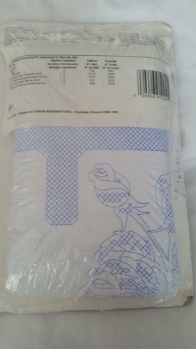 WonderArt gestempelte Kissenbezüge 1 Paar, Kreuz und Rosen, #1224 versiegelt - Bild 2 von 2