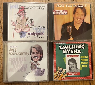 You Might Be a Redneck If by Jeff Foxworthy (CD, 1993) 4 CD Set Lot. All Working