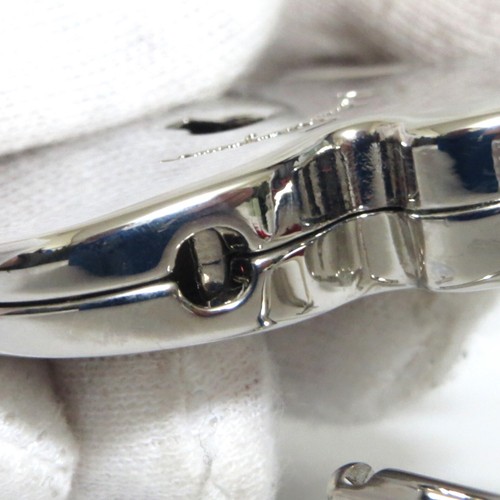 Auth Salvatore Ferragamo Silvertone Elephant Bag Charm Key Ring Italy EUC in Box - Picture 15 of 18