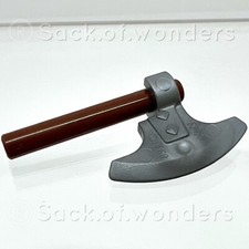 Authentic LEGO Warrior Fighter Battle Axe Medieval Weapon Knights King Castle