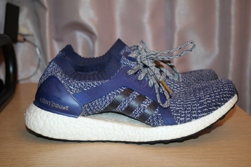 ADIDAS ULTRABOOST X 'Mystery Ink' Blue Women's US 10 EU 42 2/3 BY 2710 EUC