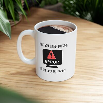 Funny Computer Help Desk IT Support Programmer Coffee Mug 