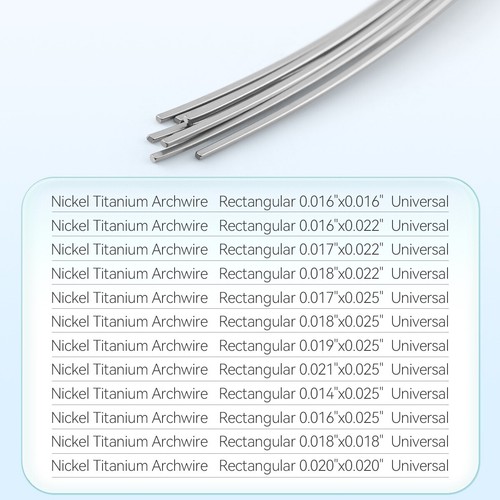 Dental Ortho Super Elastic Niti Arch Wire Expanded Round /Rectangular /Bracket - Picture 10 of 14