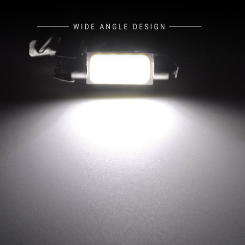 10X COB LED Mapa/Cúpula Bombillas Interior 6000K Blanco 42 MM Festoon - Imagen 4 de 6