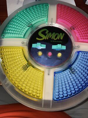 Vintage Simon Milton Bradley Electronics Computer Game Complete Tested Work Box