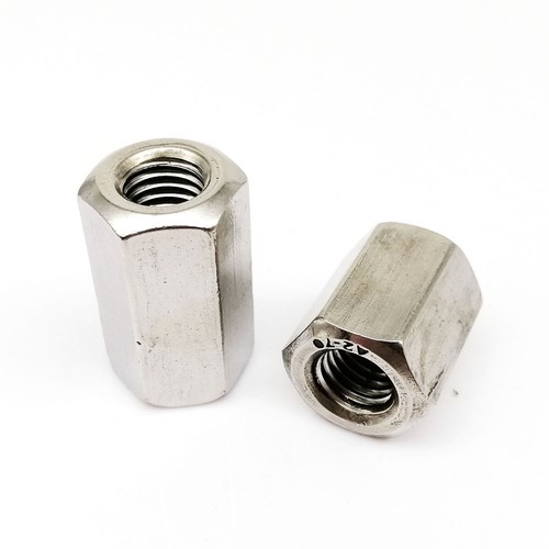 M3-M12 304 Stainless Steel Hexagon Hex Long Connector Joint Tubular Coupling Nut - Picture 6 of 6