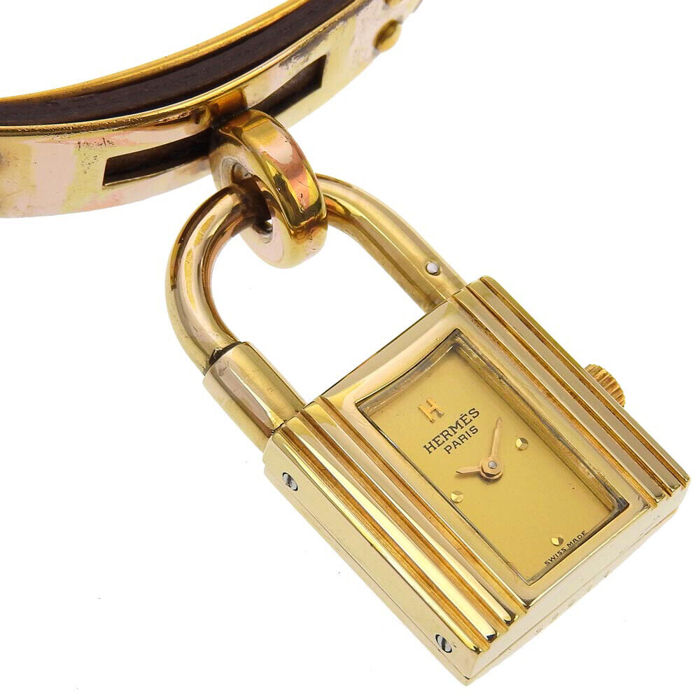 HERMES Kelly watch Watches vintage gold goldDial Plated Gold HERMES Kelly watch Watches vintage gold goldDial Plated Gold