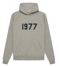 NWT FEAR OF GOD ESSENTIALS HOODIE FW22 1977 "DARK OATMEAL" AUTHENTIC SIZE XL