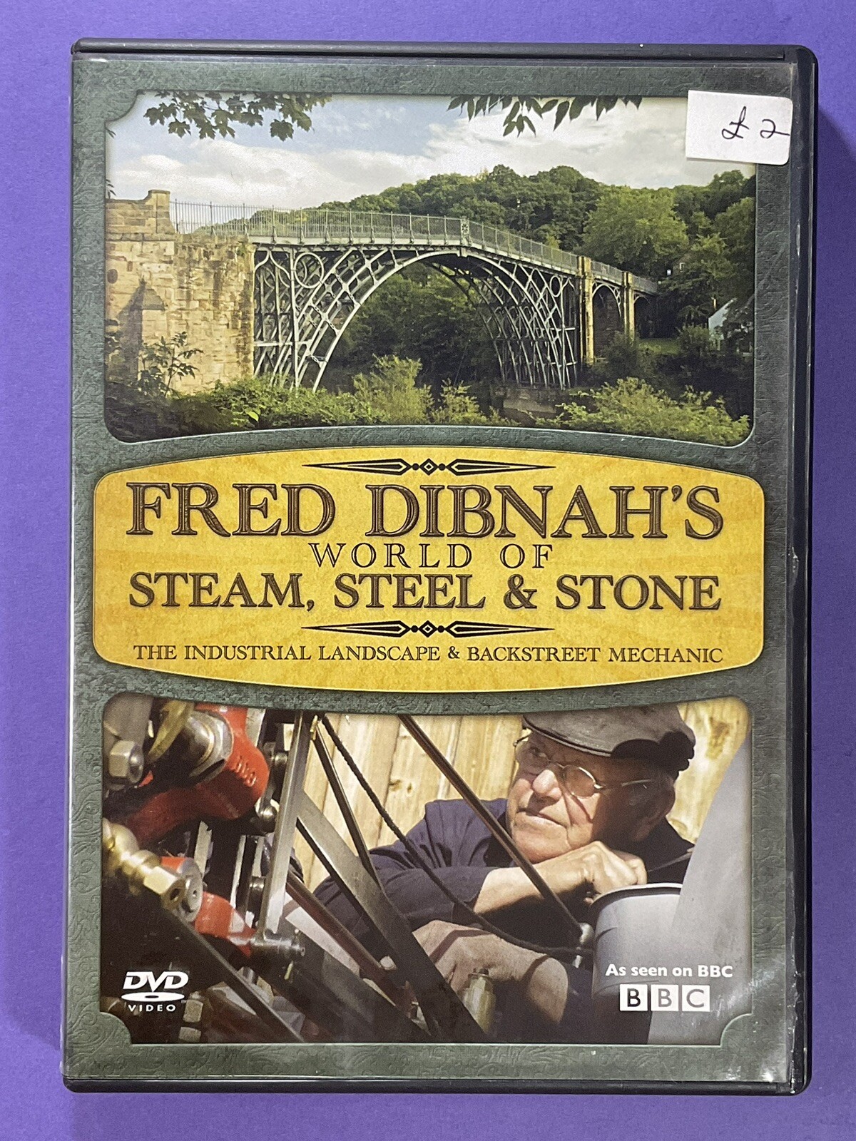 Fred Dibnah's World Of Steam, Steel And Stone, DVD, 2010, Cert E