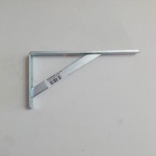 Reggimensola staffa zincata da 30cm con saetta di rinforzo
