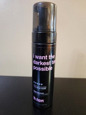 b.tan Darkest Possible Self Tanner I Want The Darkest Tan Possible 6.7 FlOz