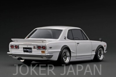京商　1/18 日産 SKYLIEE2000GT-R(KPGC10) ホワイト 京商 ミニカー | 京商 オリジナル 1/18 日産 スカイライン 2000 GT-R