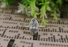 Ring Classic Moissanite Engagement Ring Bezel Set Marquise Cut Solitaire Wedding