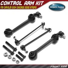 4x Control Arm and Ball Joint w/ Stabilizer Bar Link Assembly for Chrysler Dodge