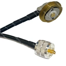 RG58 NMO 3/4 Inch Antenna Mount to PL259 UHF Male Coax RF Cable US CA Lot