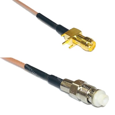 RG178 RP-SMA Female PCB to FME FEMALE Coax RF Cable USA-Ship