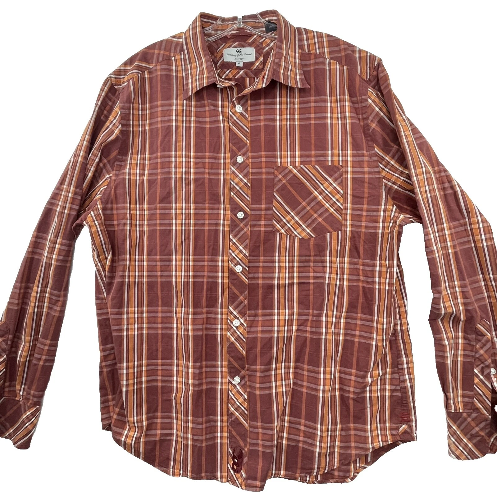 Canterbury Regular Size XL Casual Button-Down Shirts for Men