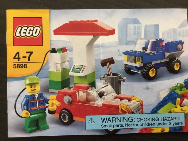 lego car building set