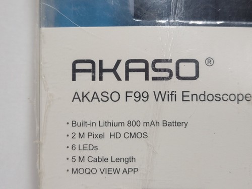 Akaso F99 8mm Industrial Endoscope Hard Wire High Definition WIFI Boroscope 10mm - Picture 2 of 8