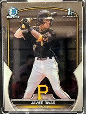 2023 Bowman Chrome Javier Rivas BCP-159 1st | Pittsburgh Pirates