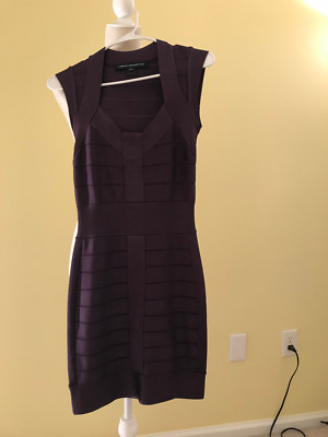 open lace back dress Plunge Neck Bandage Dress