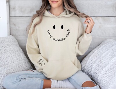 Tante Hoodie personalisiert, Tante Hoodie Custom Made mit Cool Auntie Club