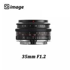 SGimage 35mm F1.2 APS-C Lens Large Aperture Wide-Angle Lens For XF/Z/E/M43/EF-M