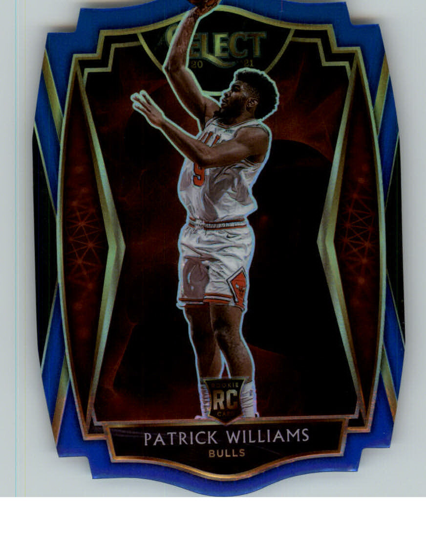 2020-21 Select Prizms Blue Die Cut #185 Patrick Williams /249 - NM-MT