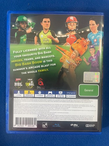 Big Bash Boom Cricket Arcade 20/20 Twenty Game PS4 PS5 Rare PAL 23 24 25 Ashes - Picture 2 of 4