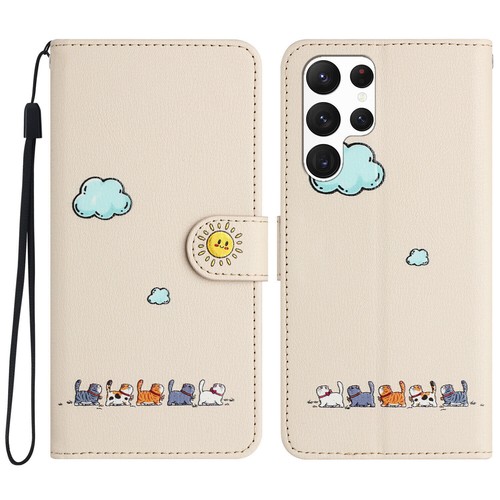 Flip Cat Leather Wallet Phone Case For Samsung S23 S22 S21 S20 Ultra Note 20 - 第 24/46 張圖片
