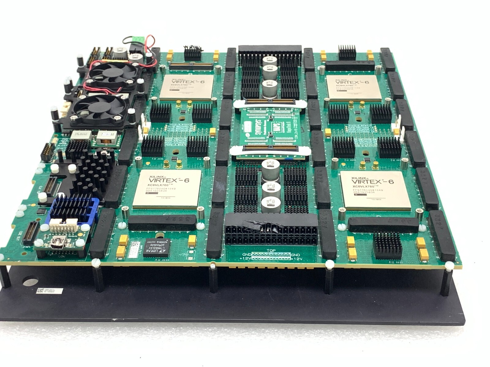 Xylinx Chip Xilinx Virtex®-6 XC6VLX760-1FFG1760A 4 CHIPS ON SYNOPSYS BOARD FOR CHIP ...
