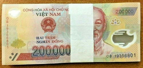 10,000,000 Vietnamese Dong 10 Million ( 50 x 200,000 Note) Vietnam Currency Lot - Picture 4 of 4