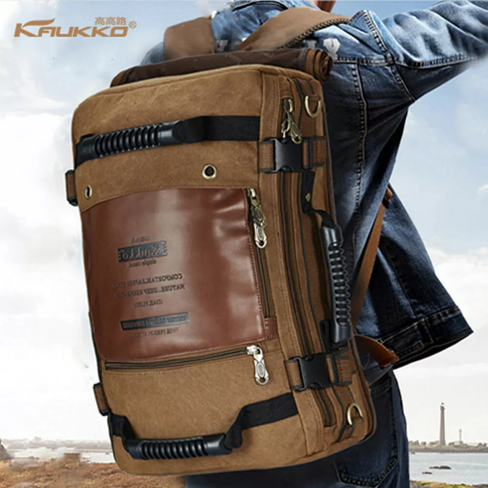 Canvas backpack clearance hiking