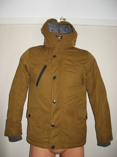 HARDLY WORN BOYS NEXT MUSTARD PADDED LINED WINTER HOODED PARKA JACKET AGE 10-11 - Picture 3 of 8