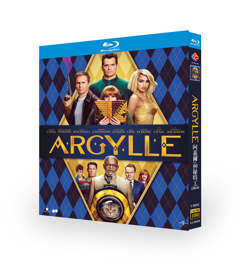 Argylle 2024 1-Disc New Sealed Box Set Blu-ray DVD