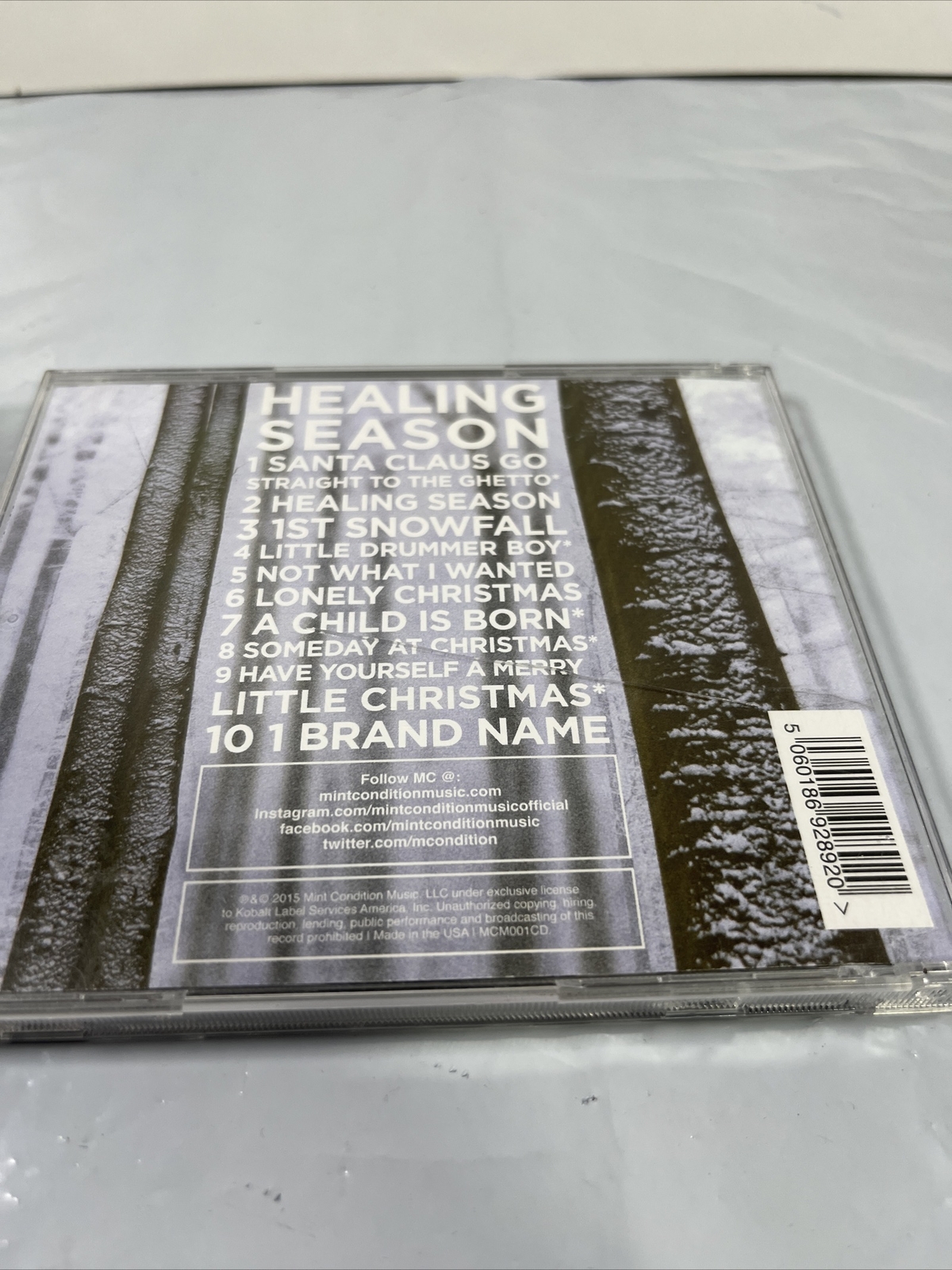 Mint Condition Healing Season Xmas Vocal 1 Disc CD 5060186928920 eBay