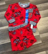 Marvel Spider Man Sweatshirt  Shorts Set Size 2T NEW