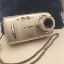 Olympus Camedia C-480 Zoom 4.0MP Compact Digital Camera Silver Tested  XD Card