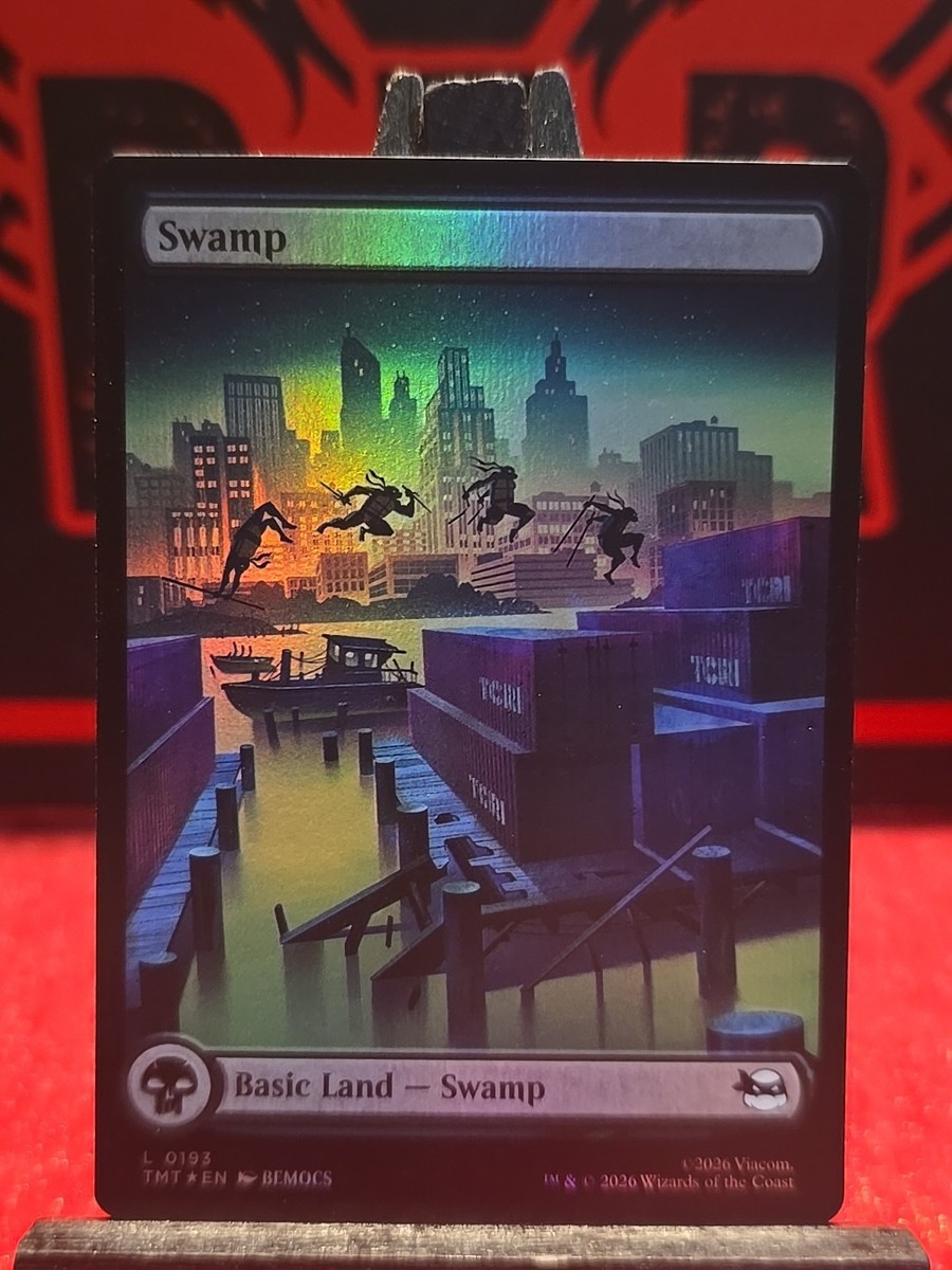 沼/Swamp ICE Arena Foil 英語 3枚 MTG Swamp (Arena) (Ice Age) | Promo | Star City Games